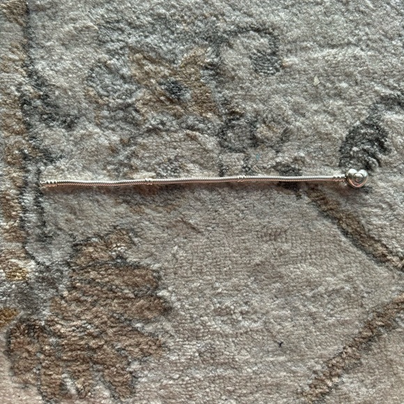 Pandora Moments Heart Clasp Snake Chain Bracelet Size 6.7 - Picture 6 of 12